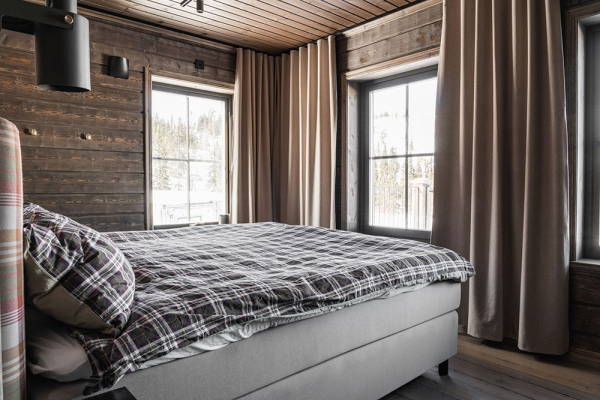 Элегантный дизайн уютного горного шале в Швеции